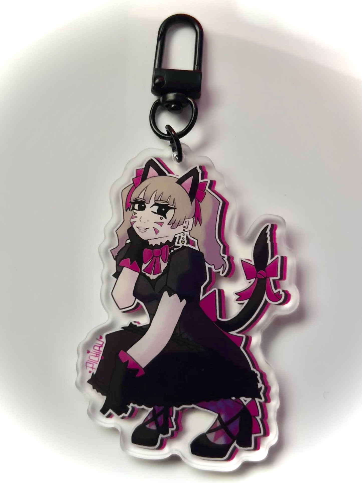 D.VA (Black Cat) Keychain