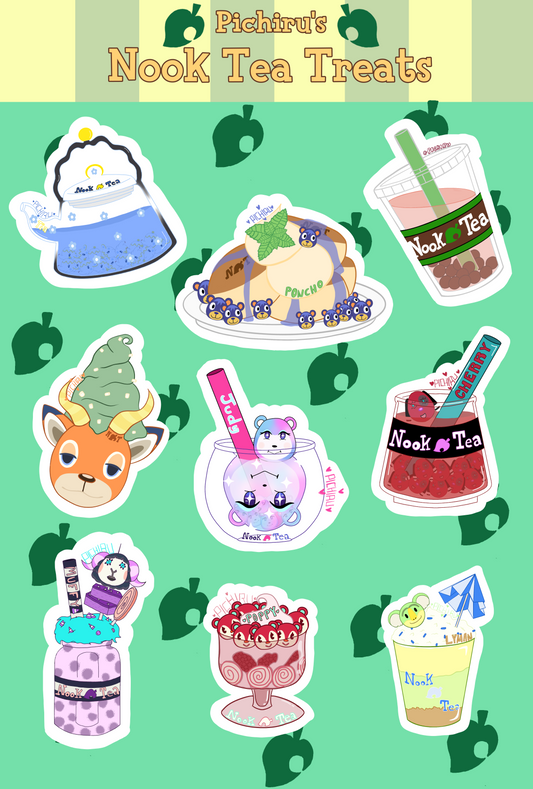 Nook Tea Treats Sticker Sheet