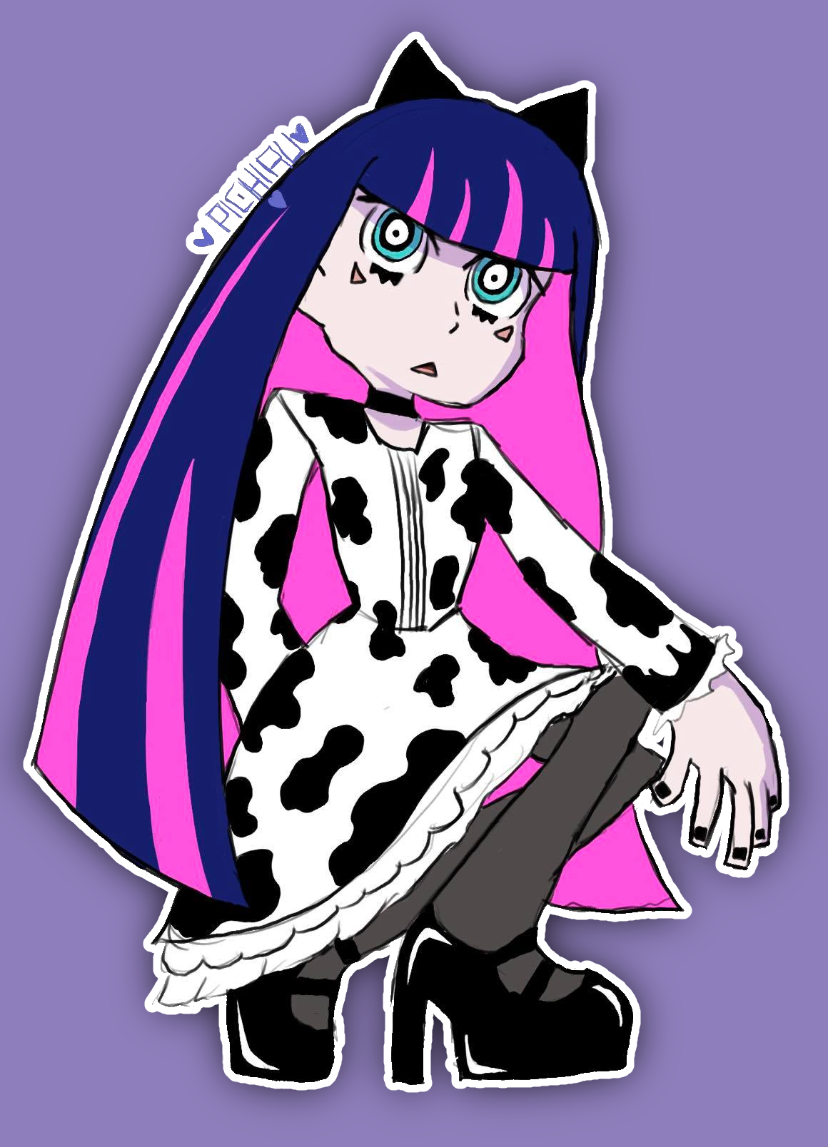 Stocking Anarchy Sticker