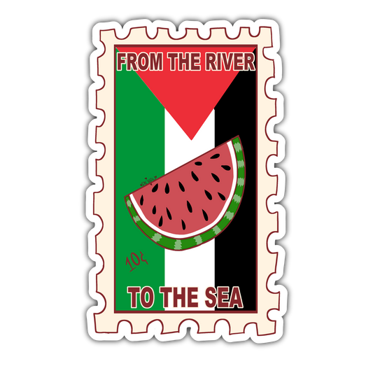 Watermelon Flag Sticker